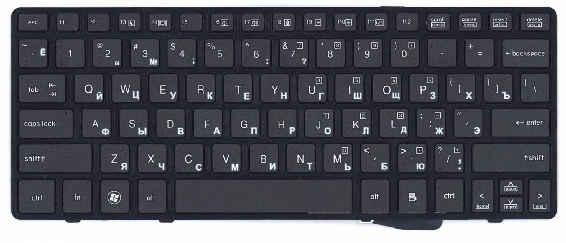 Клавиатура HP Elitebook 2560p OEM