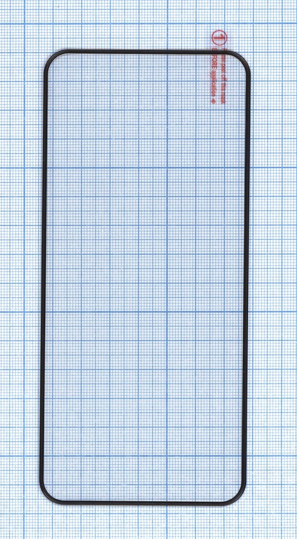 Защитное стекло "Полное покрытие" для Honor 200 черное