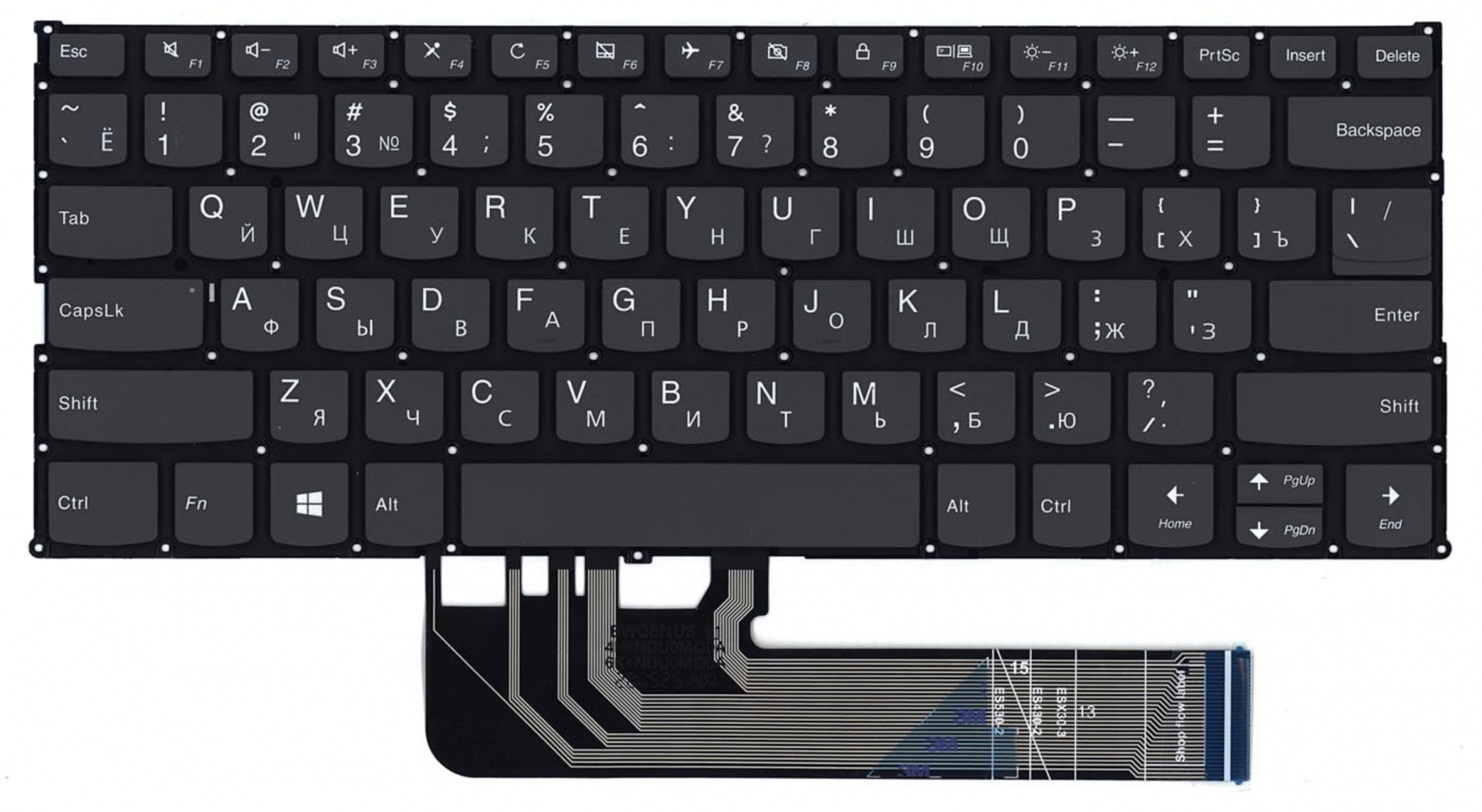 Клавиатура Lenovo IdeaPad C340-14IML OEM