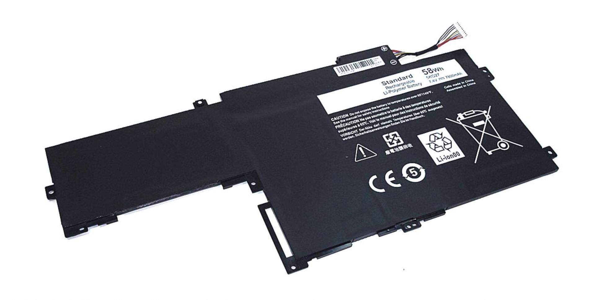 Аккумулятор Dell Inspiron 14-7437 7.4V, 58Wh, OEM
