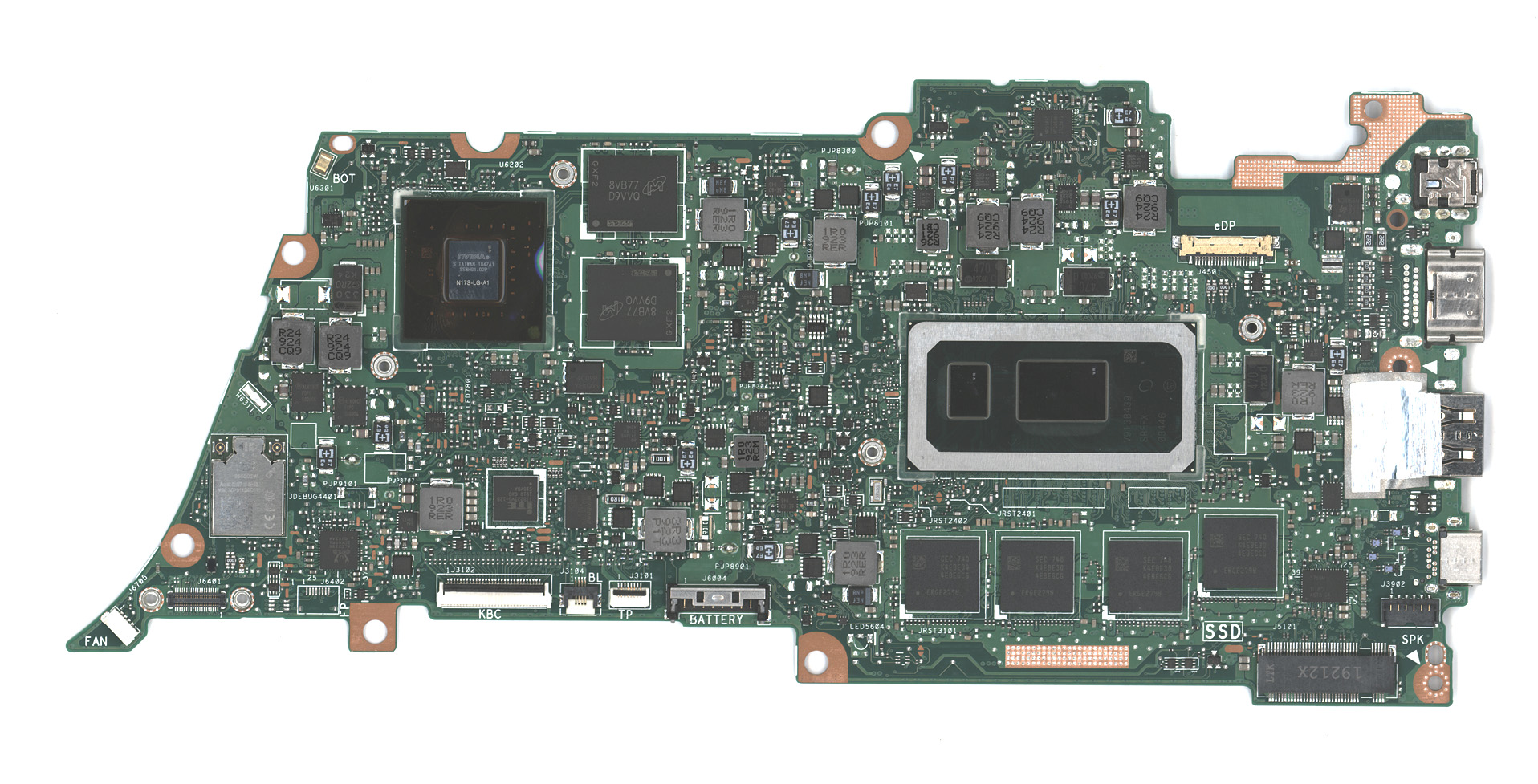 Материнская плата для Asus UX433FN 16G/I5-8265U