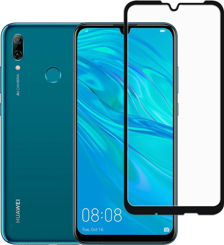 Защитное стекло 5D во весь экран Huawei P Smart Plus 2019