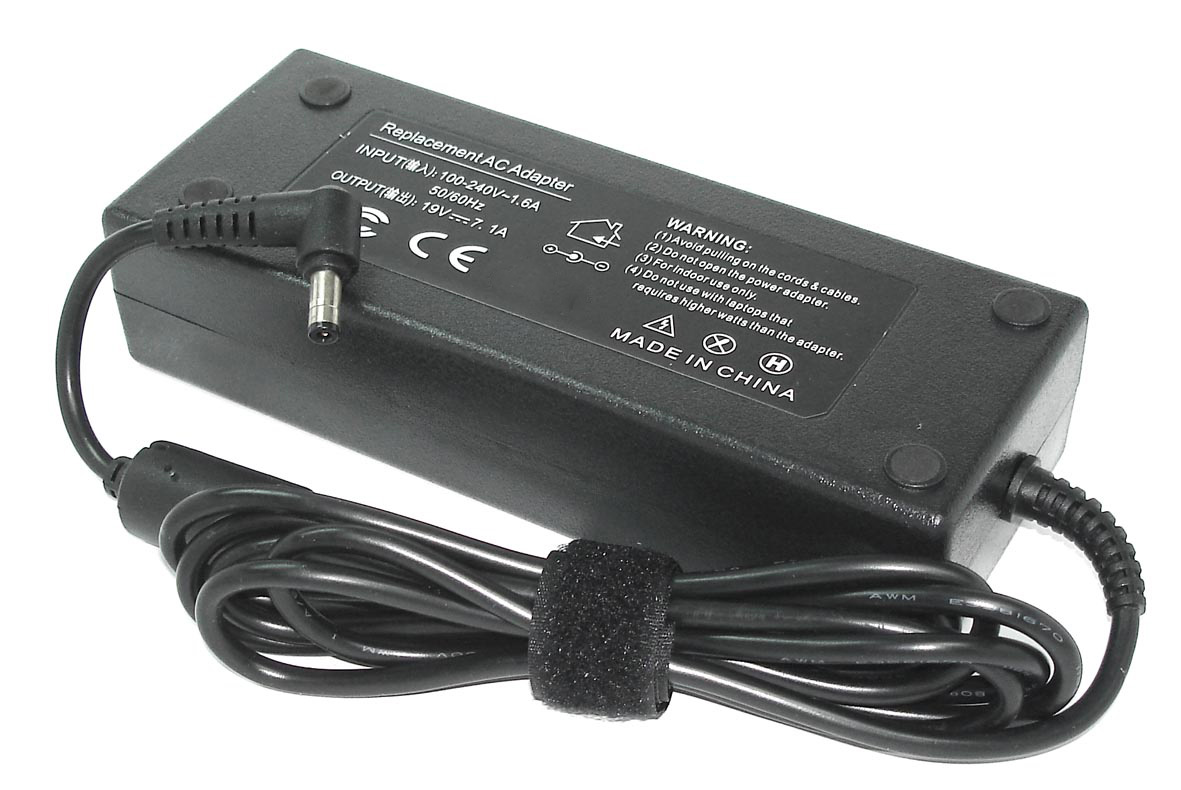 Блок питания (сетевой адаптер) для ноутбуков Acer 19V 7.1A 5.5x2.5 REPLACEMENT