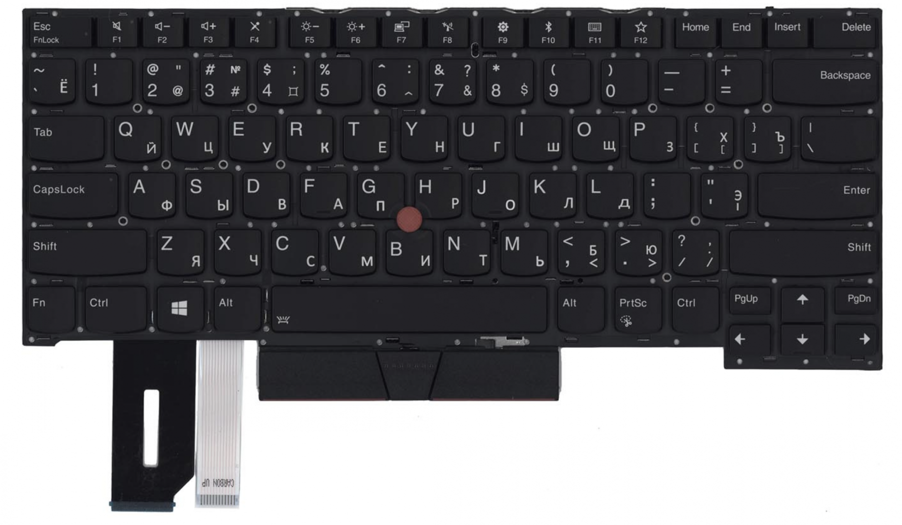 Клавиатура Lenovo ThinkPad X1 с подсветкой, OEM