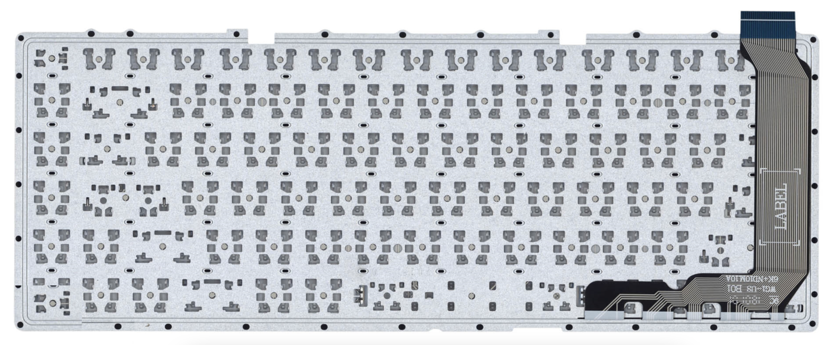Клавиатура Asus X441 белая, без рамки, OEM