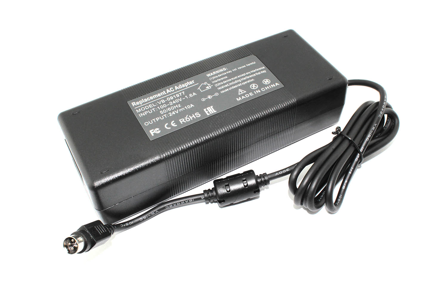 Блок питания для монитора и телевизора LCD 24V 10A 240W 4pin OEM