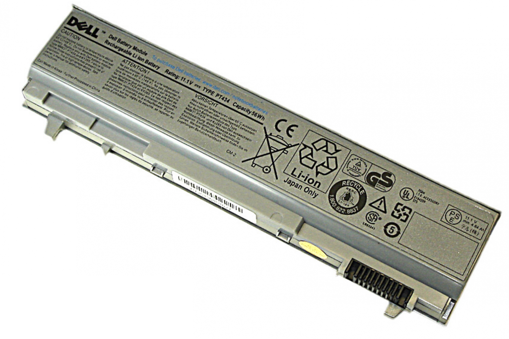 Аккумулятор DELL Latitude E6500 silver, Original