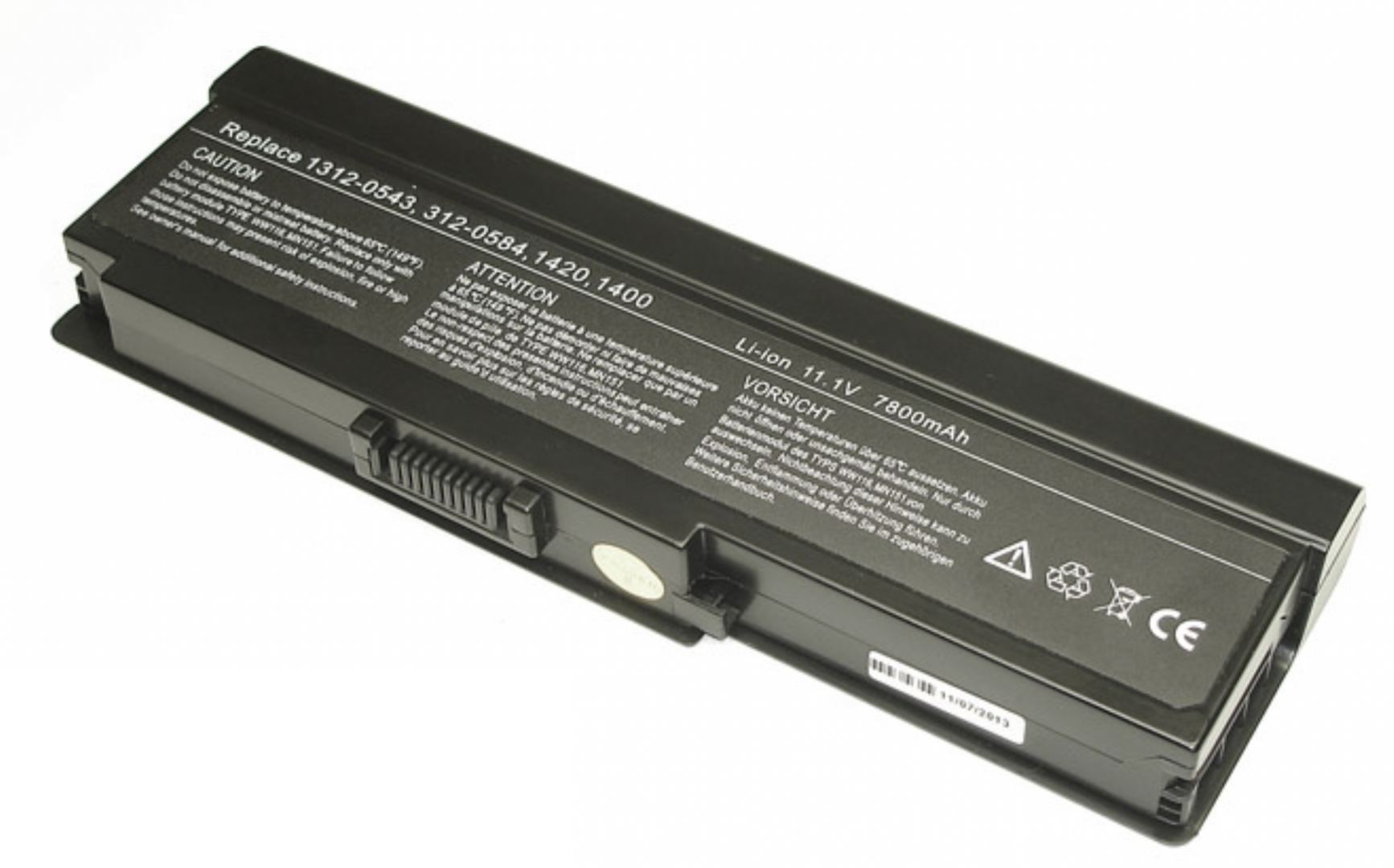 Аккумулятор DELL Inspiron 1420 11.1V, 6600mAh, OEM