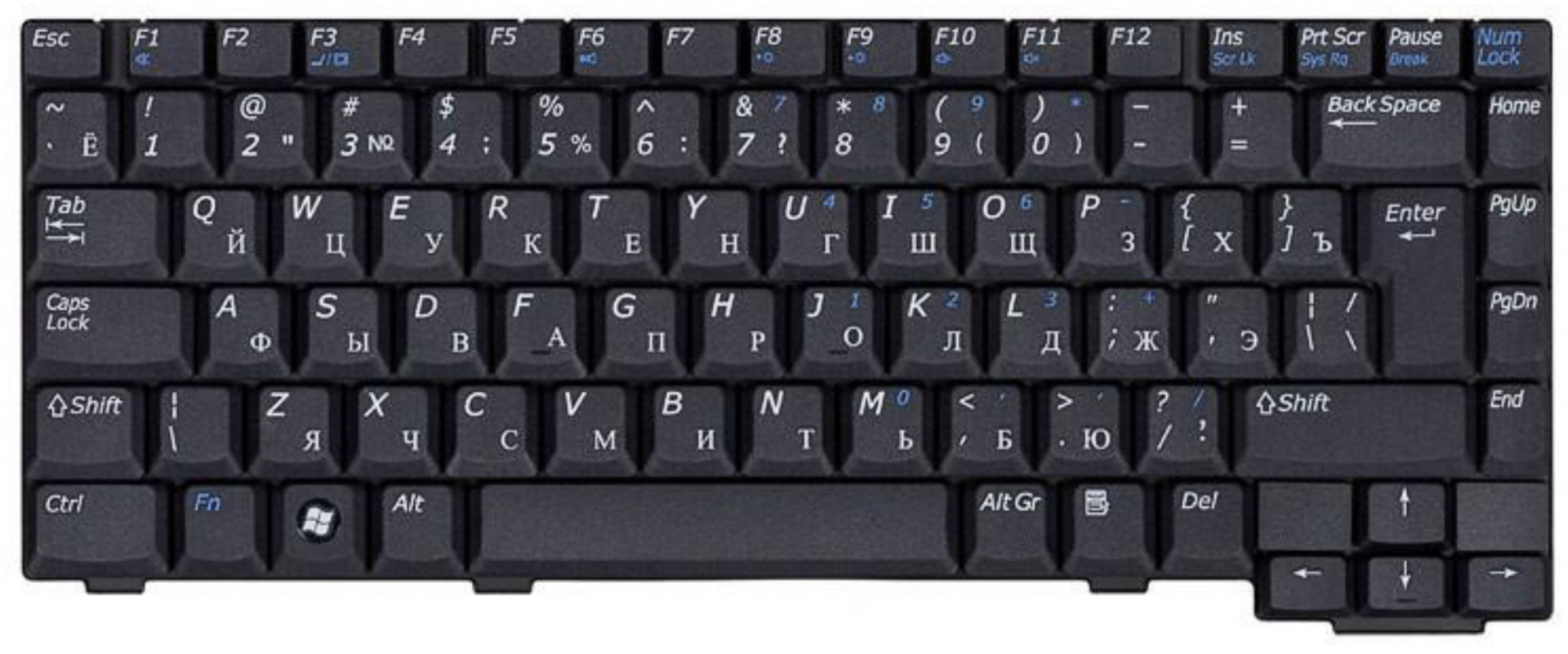 Клавиатура Benq Joybook A52E OEM