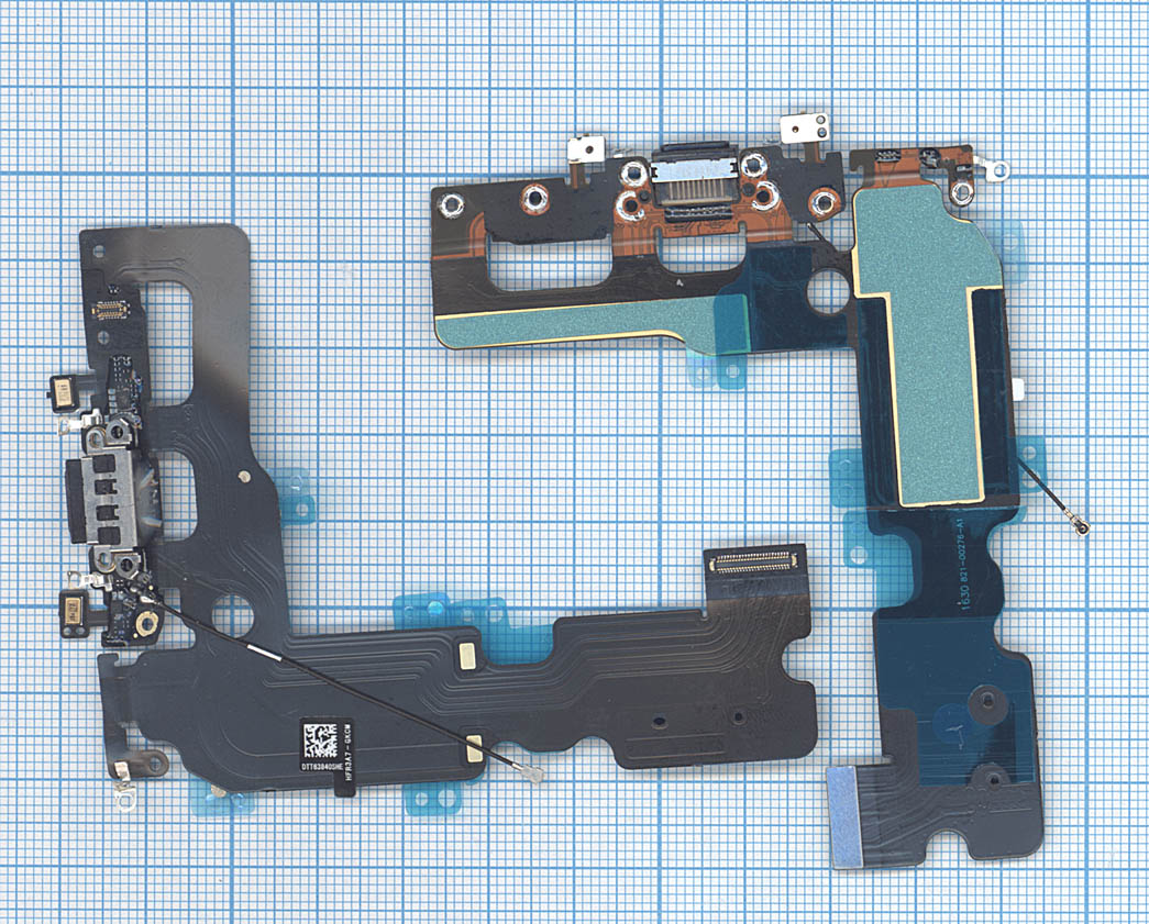 Шлейф разъема питания для iPhone 7 Plus черный