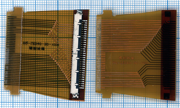 Переходник LED 40pin to 30pin X200