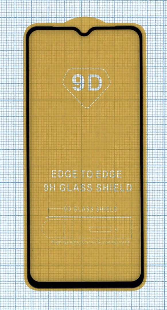 Защитное стекло "Полное покрытие" Samsung Galaxy M32 черное