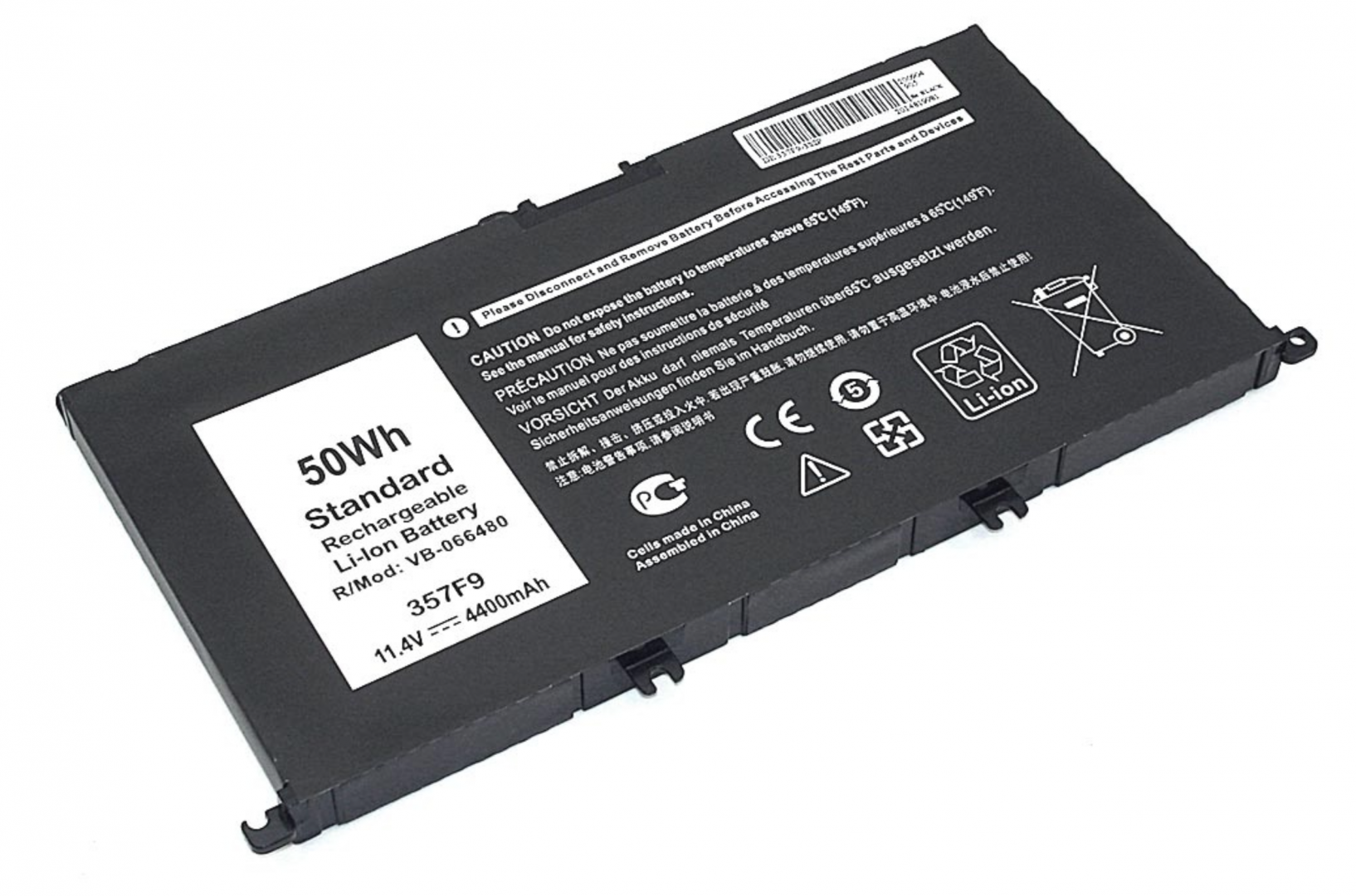 Аккумулятор Dell Inspiron G7 15 7590 11.4V, 4400mAh, OEM