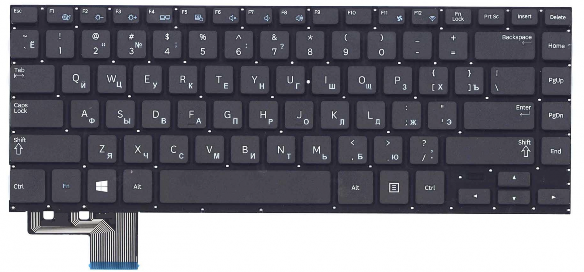 Клавиатура Samsung NP530U4 OEM