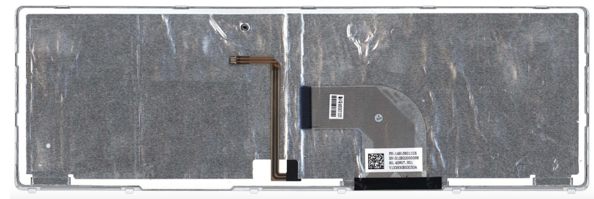 Клавиатура Sony VAIO SVE17135CXB белая рамка с подсветкой, OEM