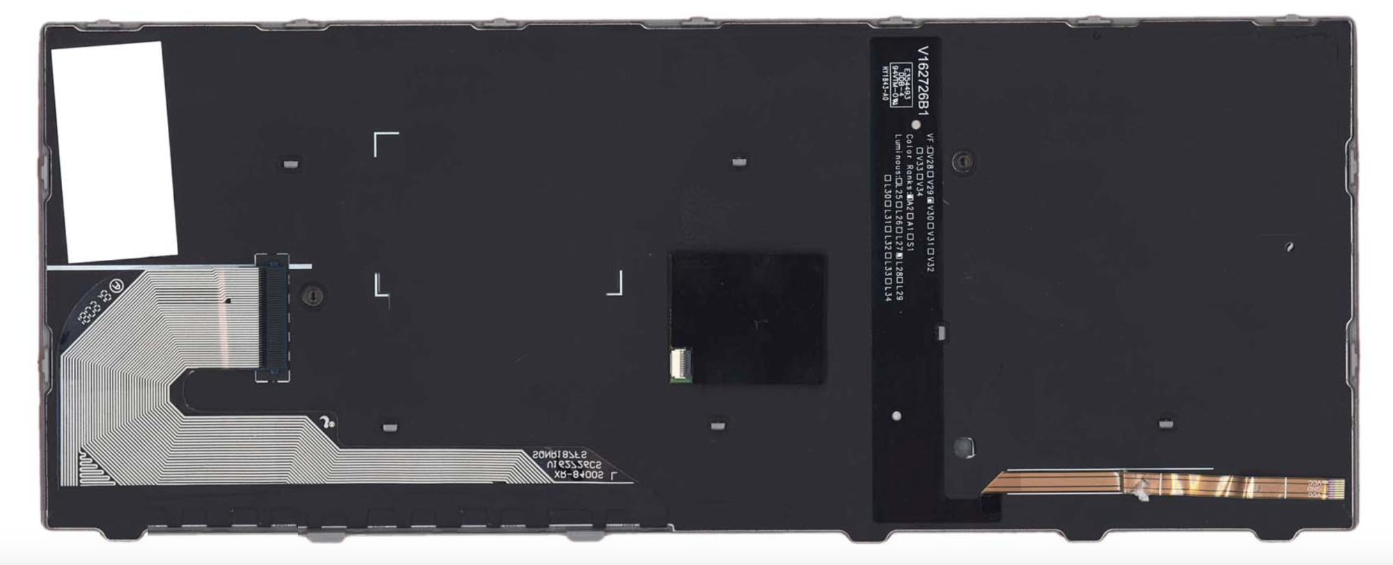 Клавиатура HP Elitebook 830 G5 3JW90EA с серой рамкой и подсветкой, OEM