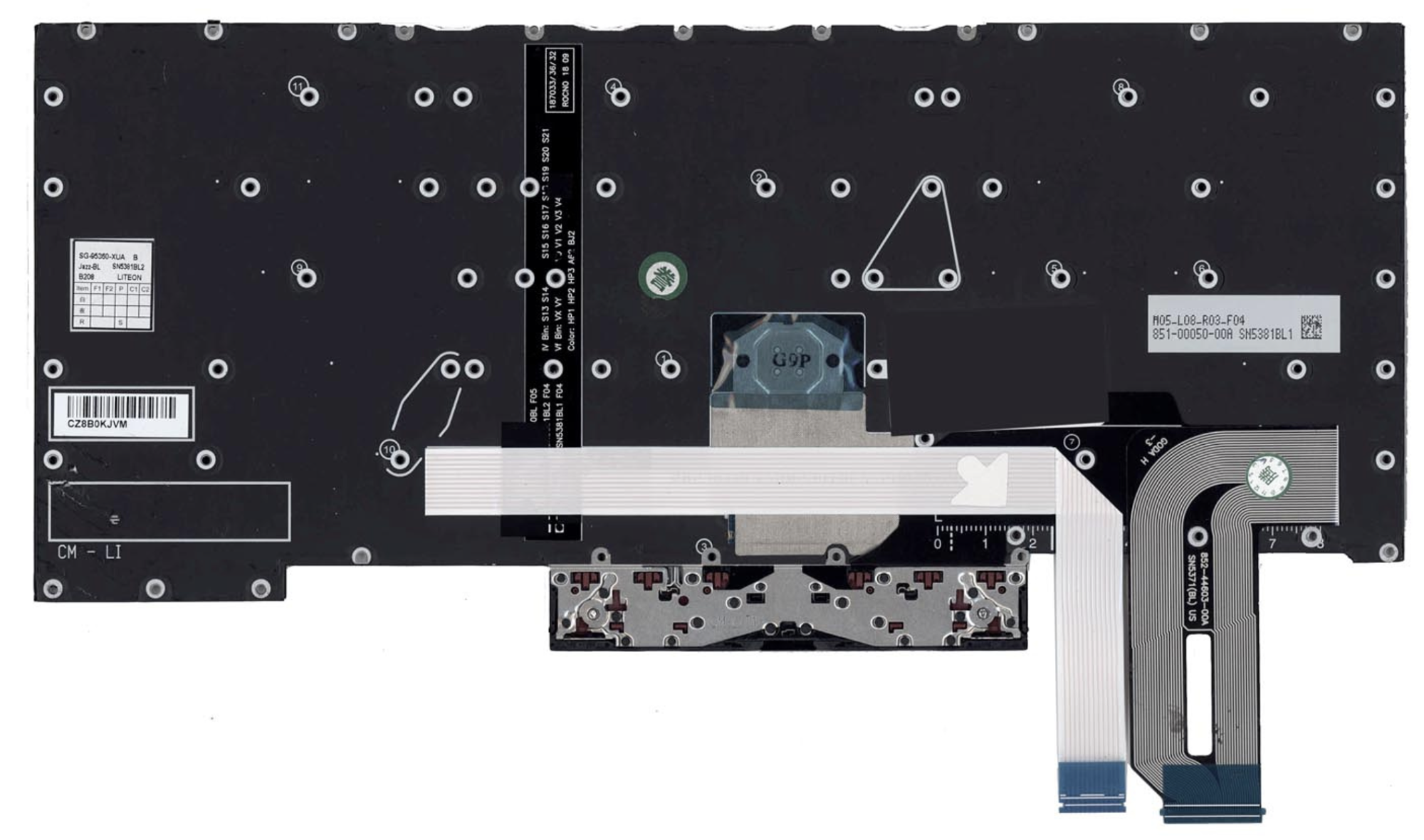 Клавиатура Lenovo ThinkPad X1 с подсветкой, OEM