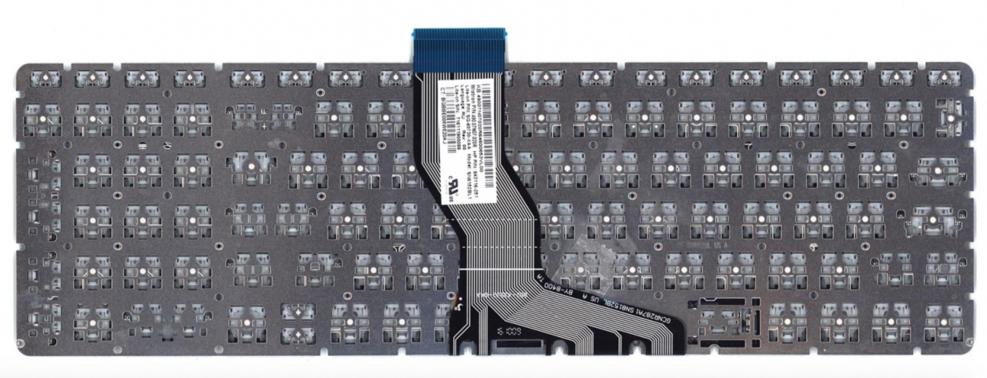 Клавиатура HP Pavilion 15-ab серая с подсветкой, OEM