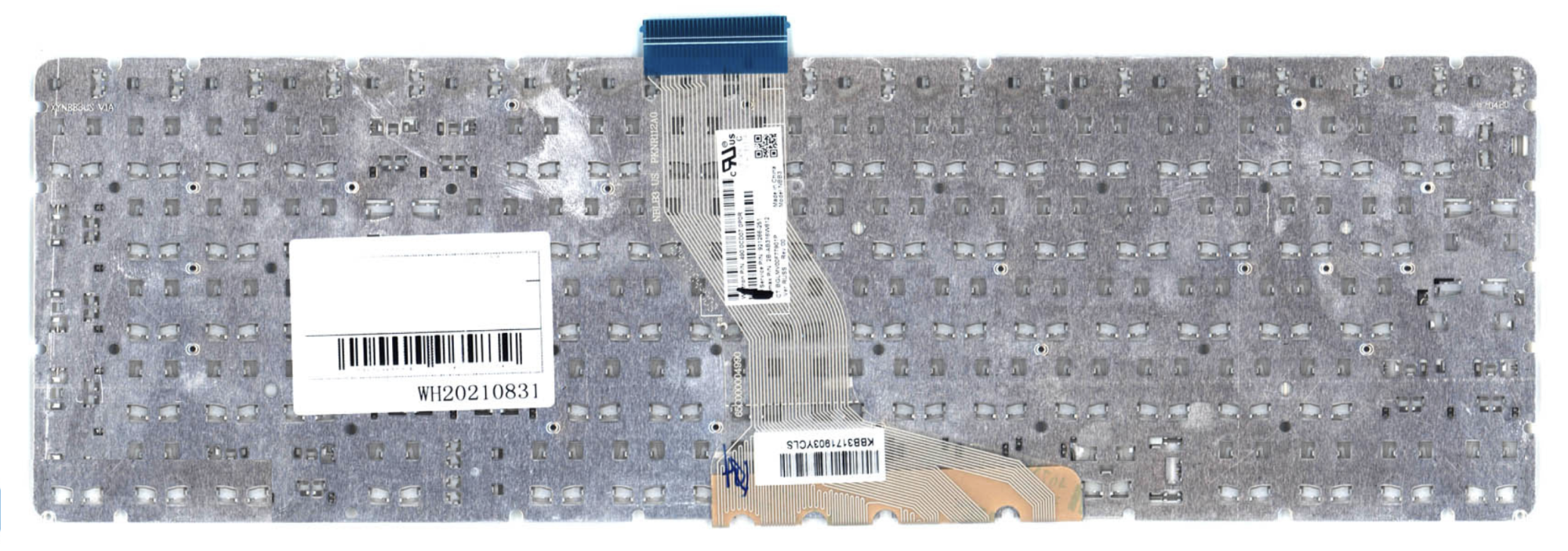 Клавиатура HP 15-BW белая, OEM