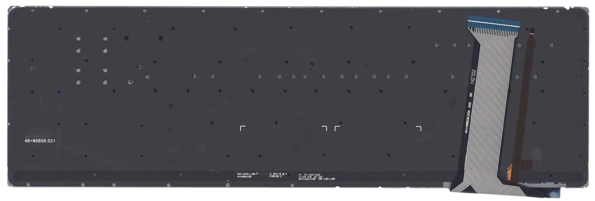 Клавиатура ASUS N552VW без рамки, с красной подсветкой, OEM