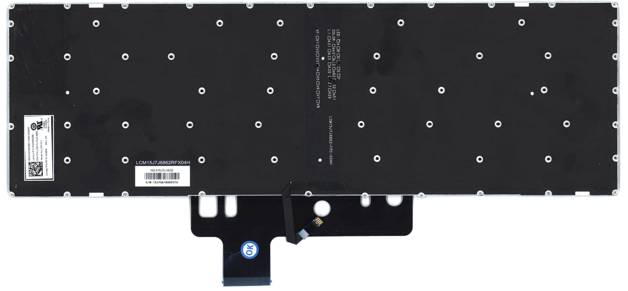 Клавиатура Lenovo Yoga 510-15IKB с подсветкой, OEM