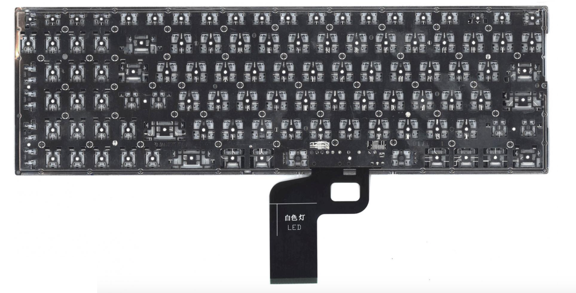 Клавиатура Asus Q534UA серебристая с подсветкой, OEM