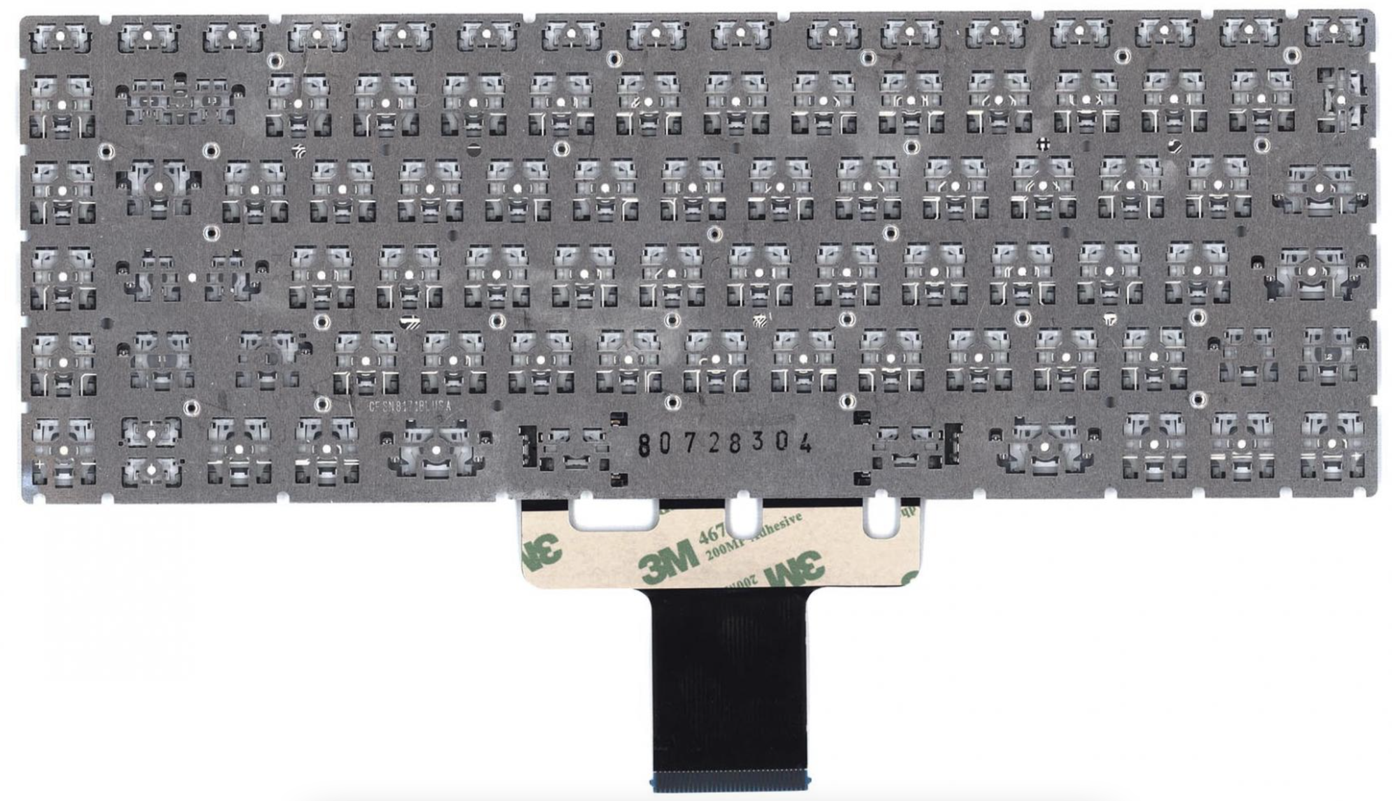 Клавиатура HP Pavilion x360 14-dh серебристая, с подсветкой, OEM