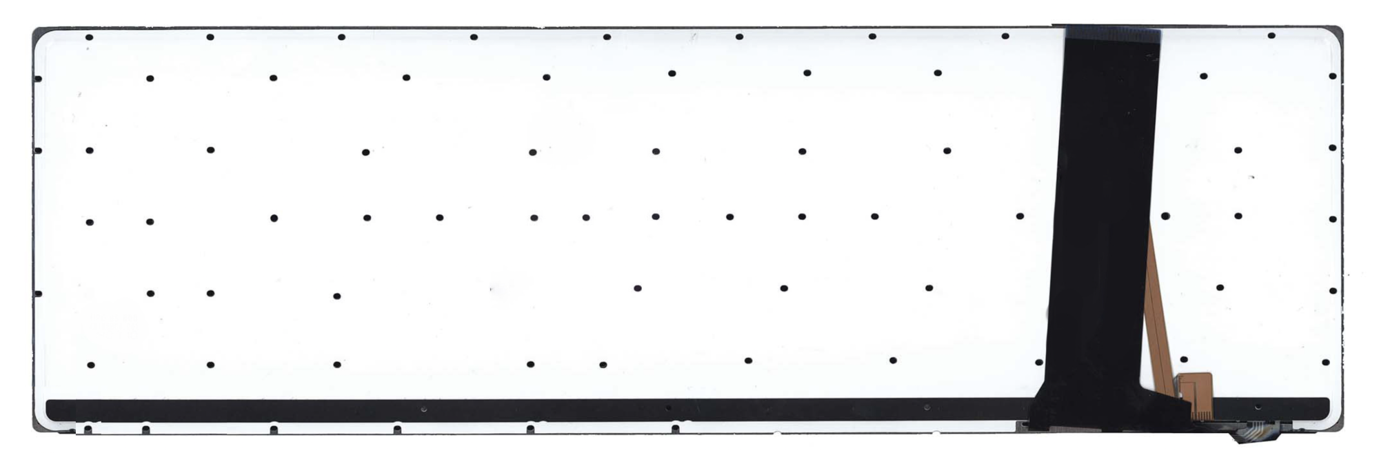 Клавиатура ASUS N56DP серебристая, с подсветкой, OEM