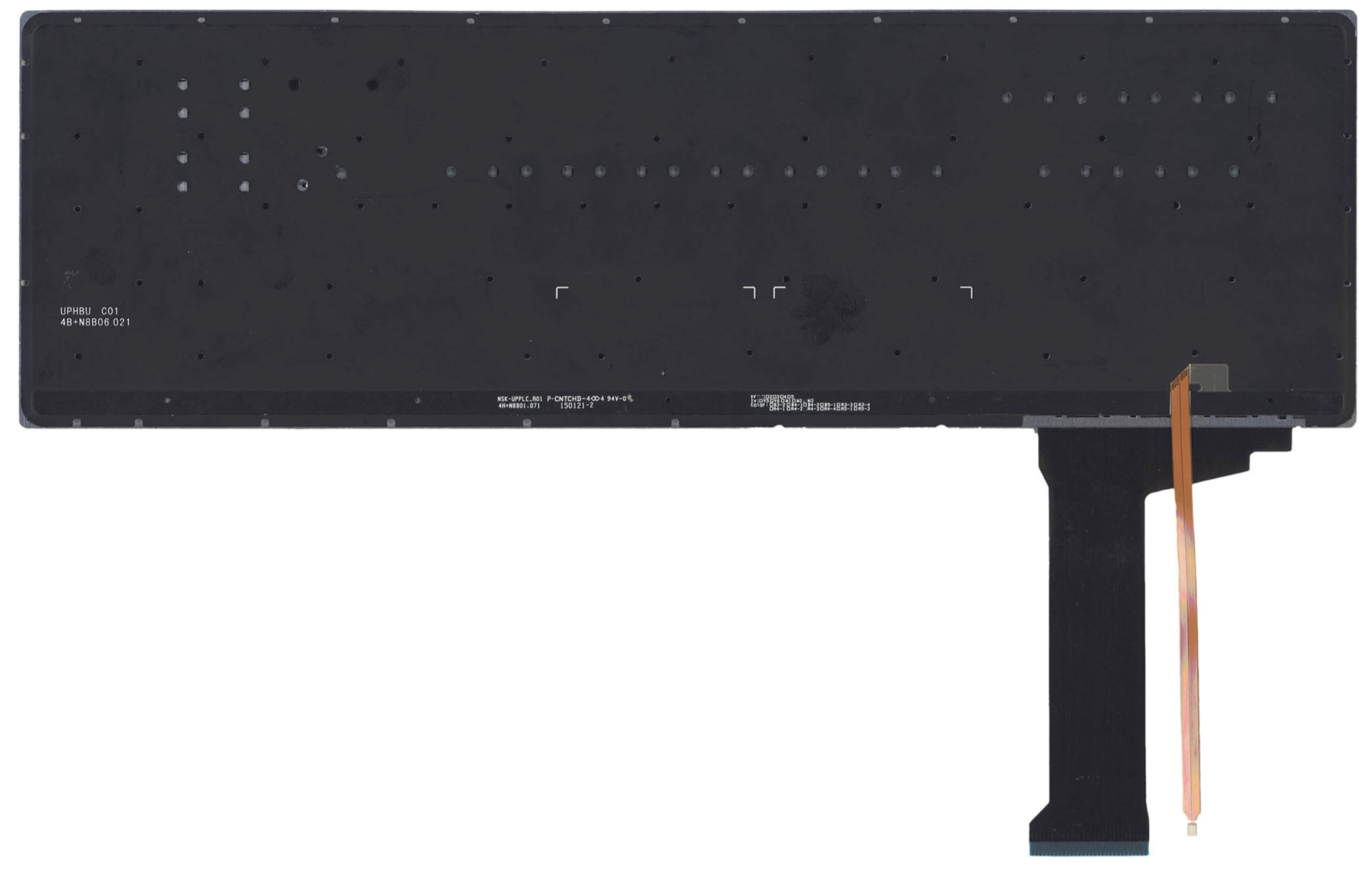 Клавиатура ASUS N752VX серая, с подсветкой, OEM