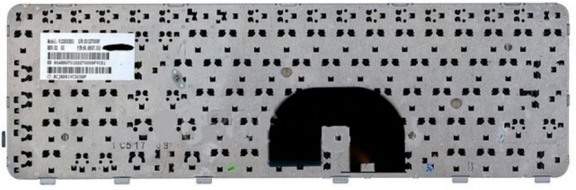 Клавиатура HP Pavilion dv6-6b01sr серебристая, OEM