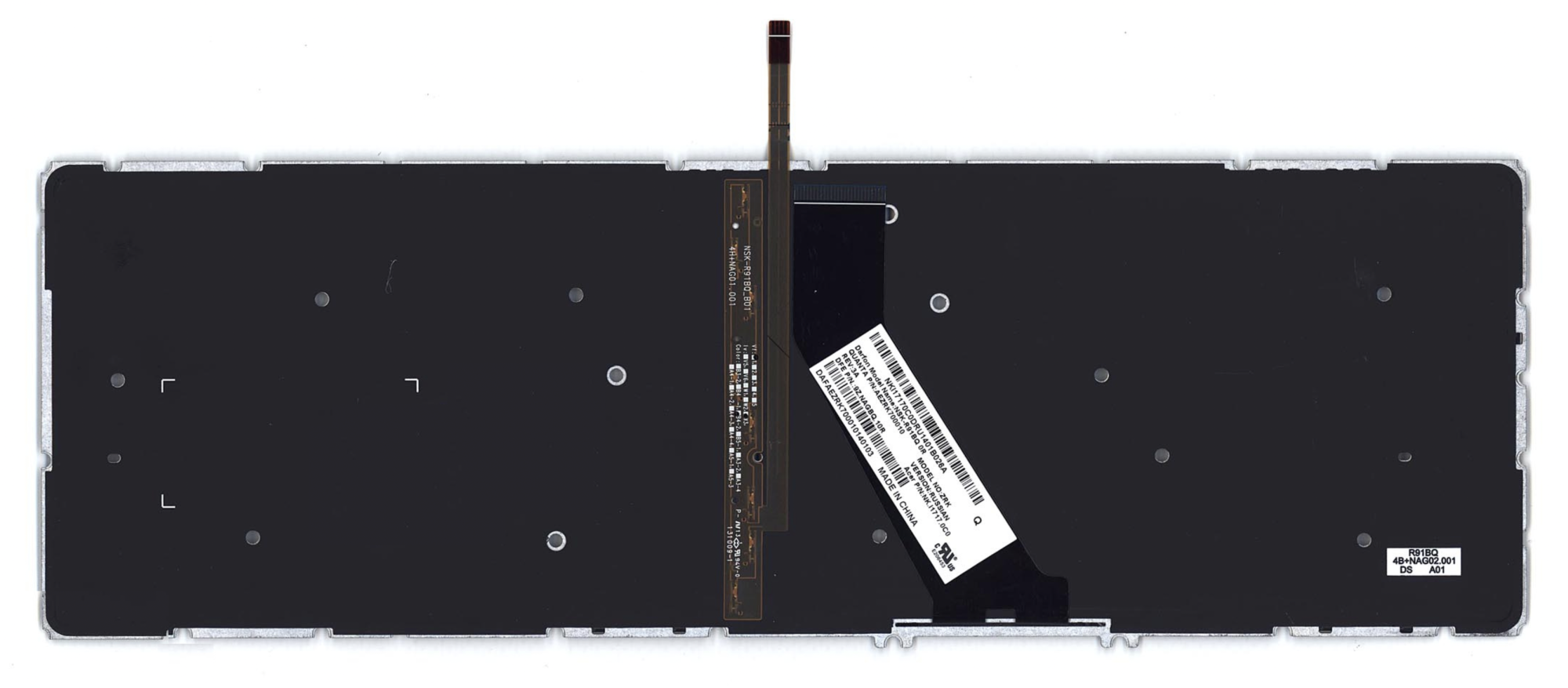 Клавиатура Acer TravelMate P658-MG с подсветкой, OEM