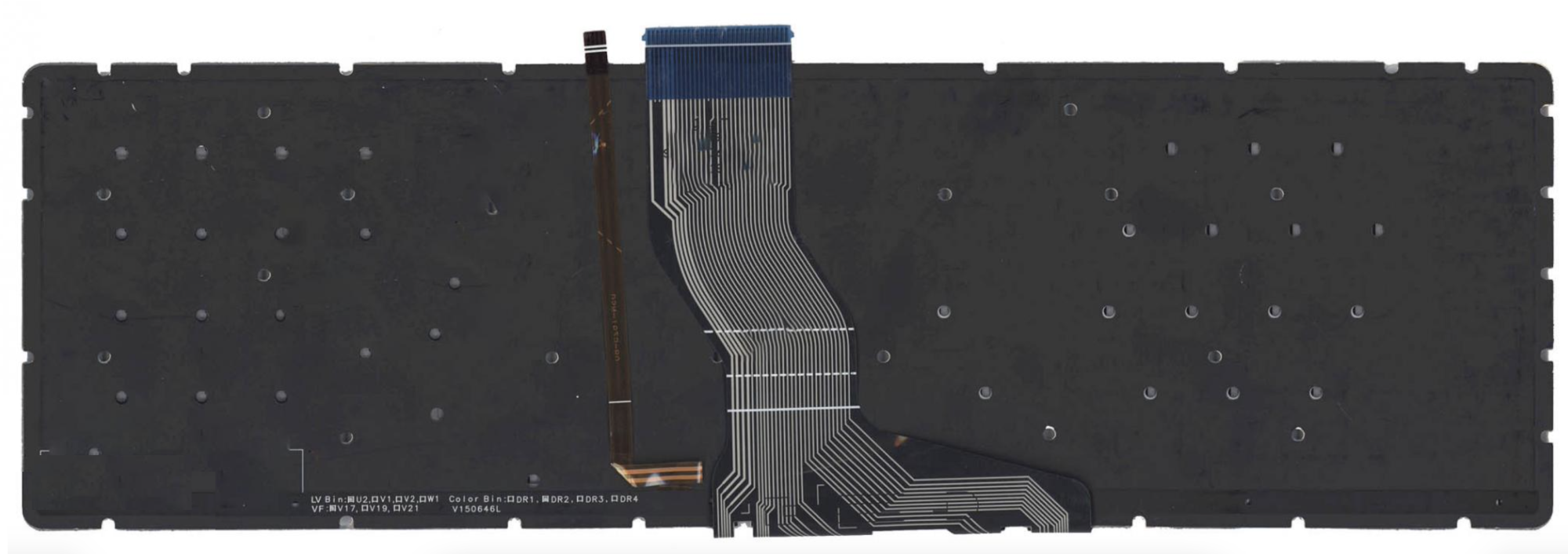 Клавиатура HP Omen 17-W000 с красной подсветкой, OEM