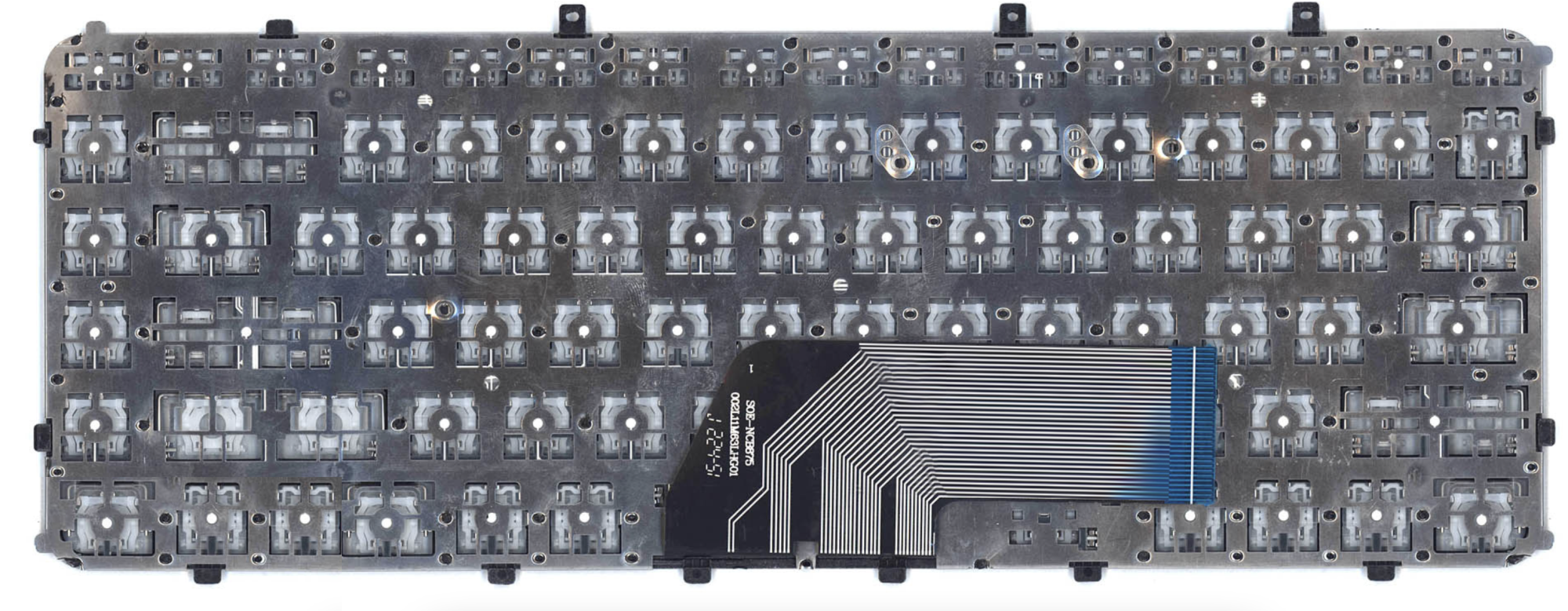 Клавиатура HP Envy Ultrabook (Sleekbook) 6-1255er серебристая рамка, OEM