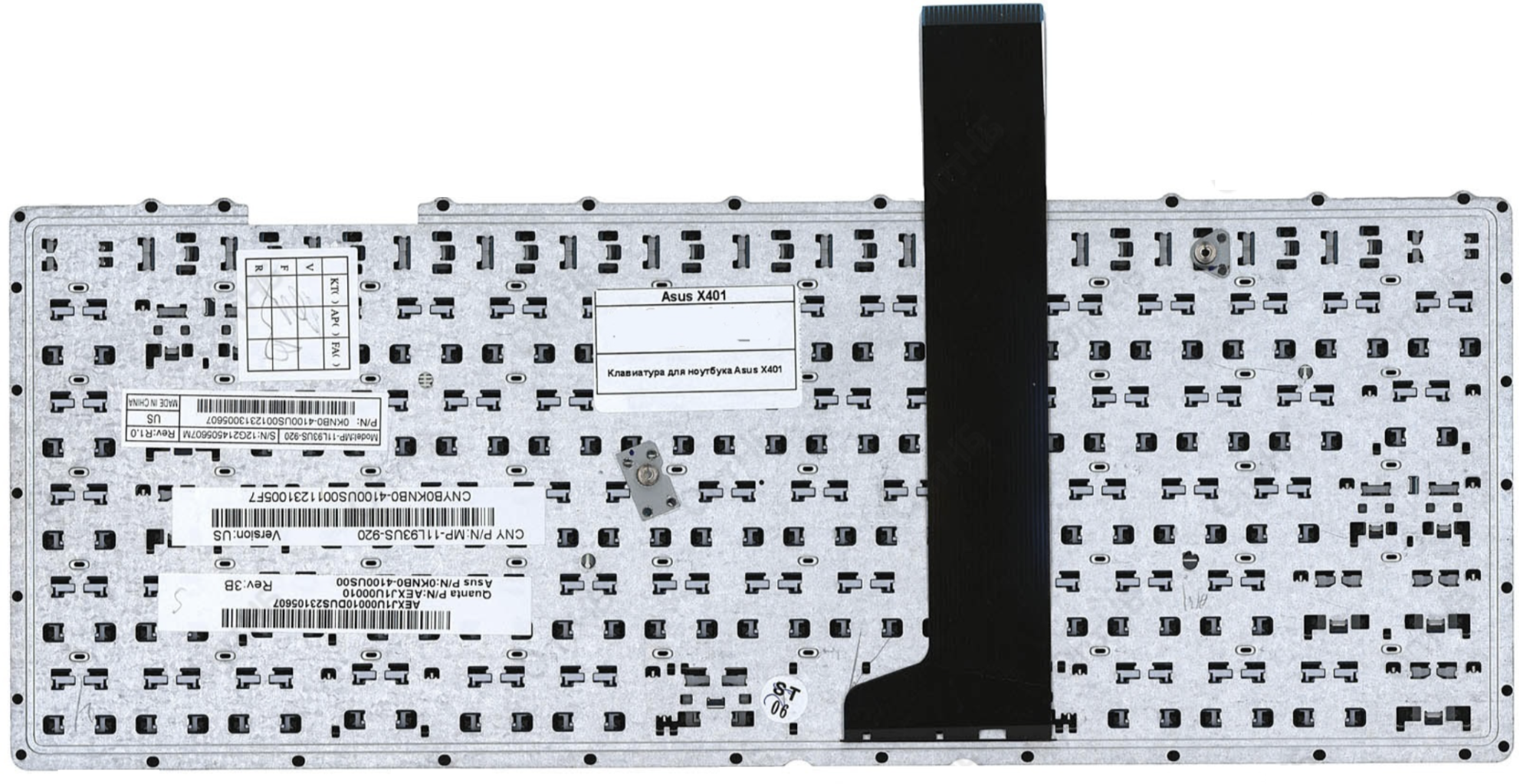 Клавиатура ASUS X401 чёрная, OEM