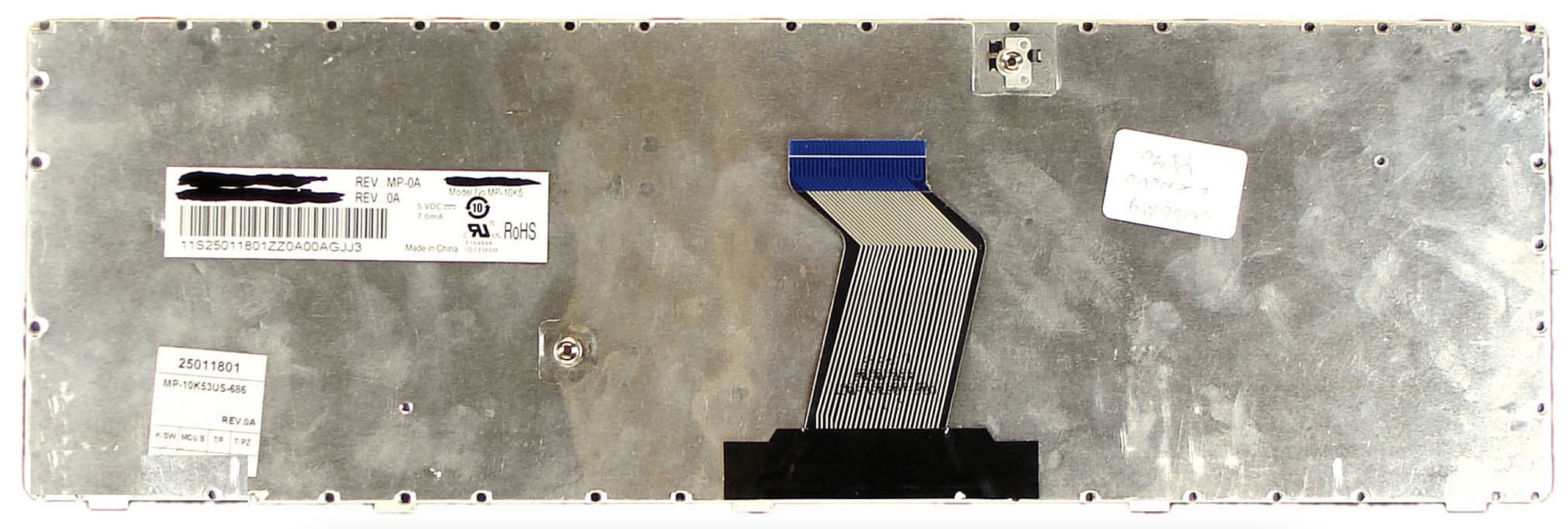 Клавиатура Lenovo IdeaPad Y570 с черной рамкой, OEM